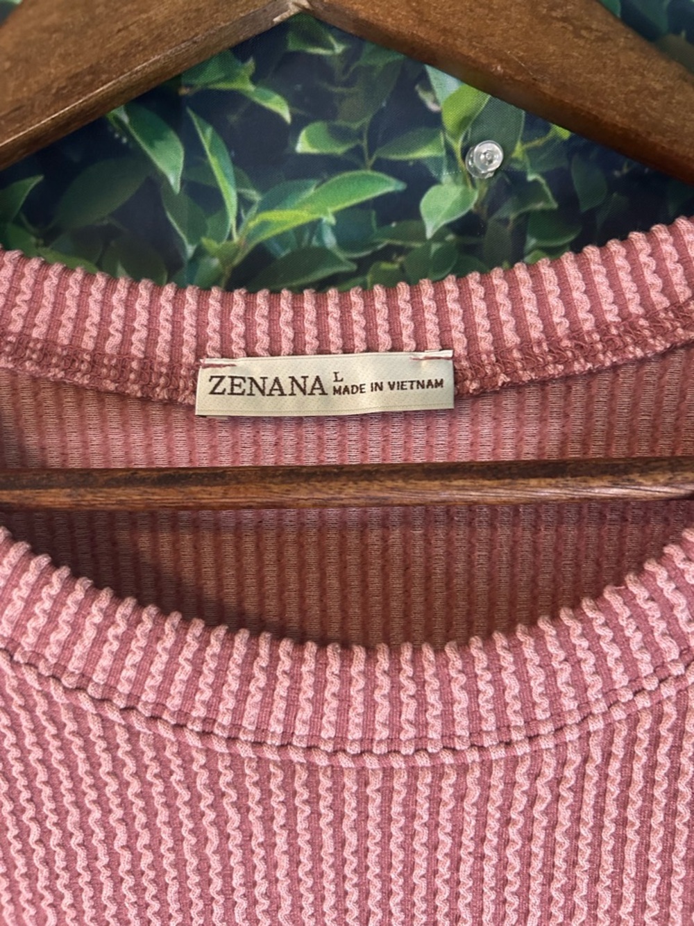 Zenana Outfitters Rose Pink Ribbed Two-Piece Lounge Set - Picture 3 of 7